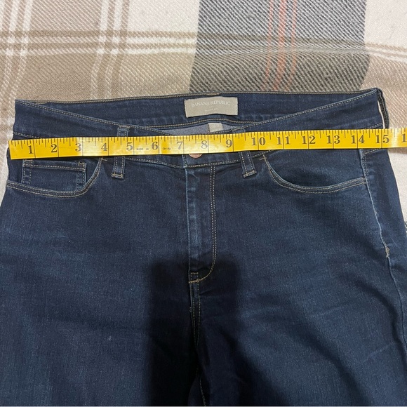 Banana Republic Factory Dark Wash Skinny Fit Jean Size 10 30 - Picture 12 of 14